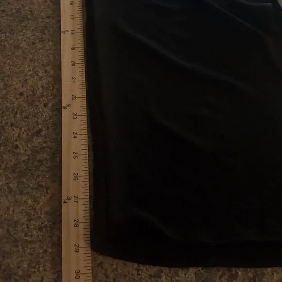 Three Bird Nest Dani Slit Wide Leg Pant Size Large Black Elastic Waistband Flowy - Picture 13 of 13